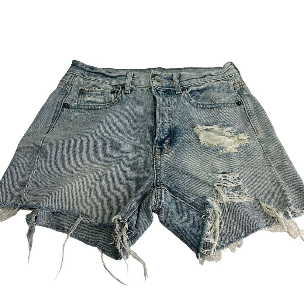 American Eagle AEO 90's Boyfriend Distressed Cut off Jean Shorts Size 00